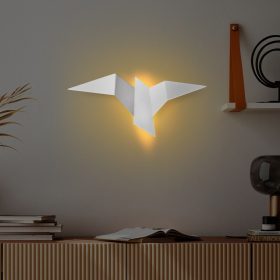   Stílusos fehér fali lámpa, fém ház, 56 x 14 x 24 cm | IP20, Power LED 1W 3000K | Tökéletes modern lakberendezéshez, elegáns világítási megoldás nappaliba, hálószobába és irodahelyiségekbe