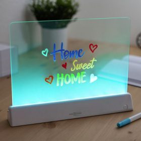   LED festő- és rajztábla , LED dekoráció , hangulatvilágítás , elemes , USB , RGB , Ansmann
