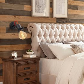   Stílusos fekete fali lámpa, fém ház, 12 x 17 cm, magasság: 13 cm, E27 foglalat Max 40W, IP20 besorolás | Tökéletes modern lakberendezéshez, elegáns világítási megoldás nappaliba és hálószobába