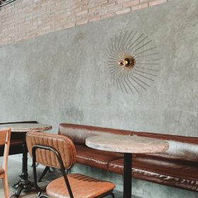   Stílusos réz fali lámpa, 60 x 60 x 16 cm | Tartós fém ház, E27 aljzat (max. 40 W) | Beállítási utasításokat tartalmaz | Elegáns világítás a modern lakberendezéshez, IP20 besorolású beltéri használatra