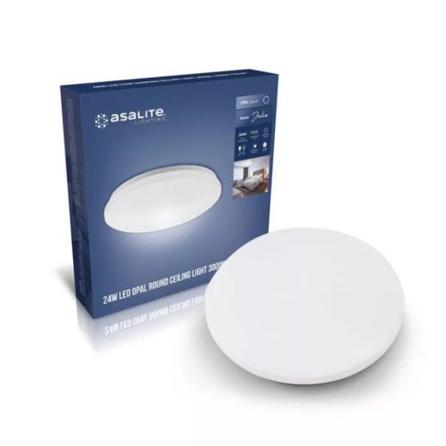 LED panel , mennyezeti lámpa , 24W , falon kívüli , kerek , meleg fehér , IP20 , Asalite Julia