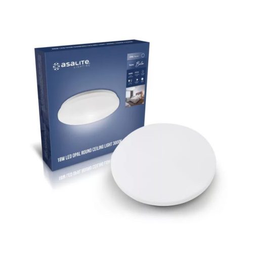 LED panel , mennyezeti lámpa , 18W , falon kívüli , kerek , meleg fehér , IP20 , Asalite Bella