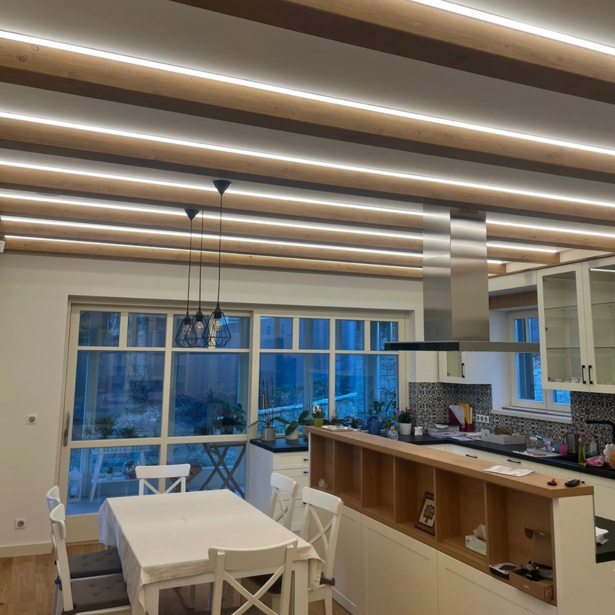 Fa gerenda vs LED szalag!