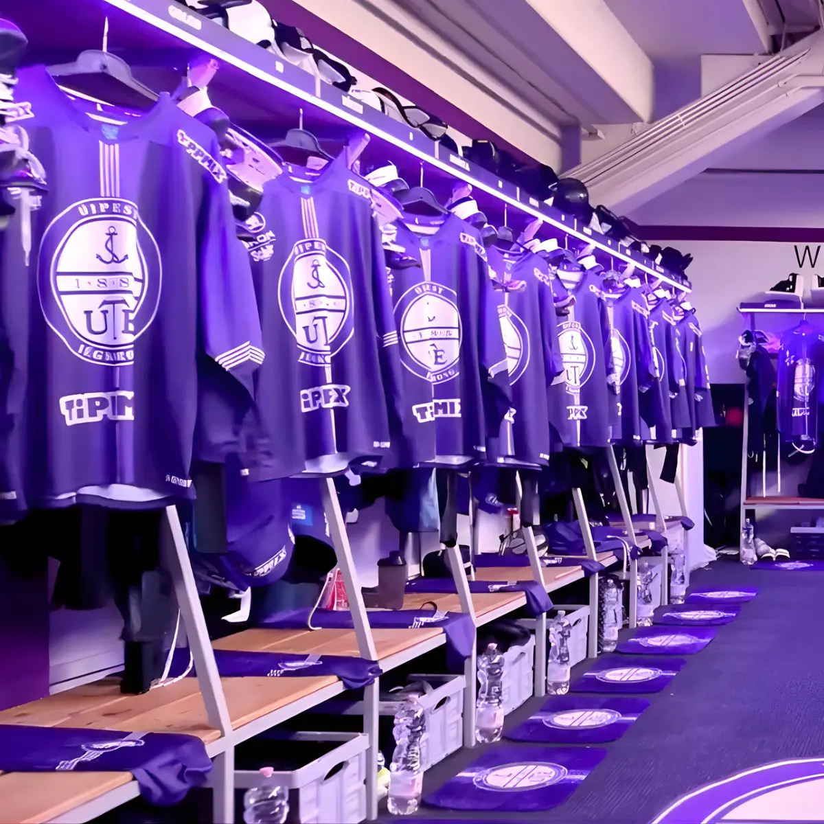  UTE öltöző és folyosó világítás