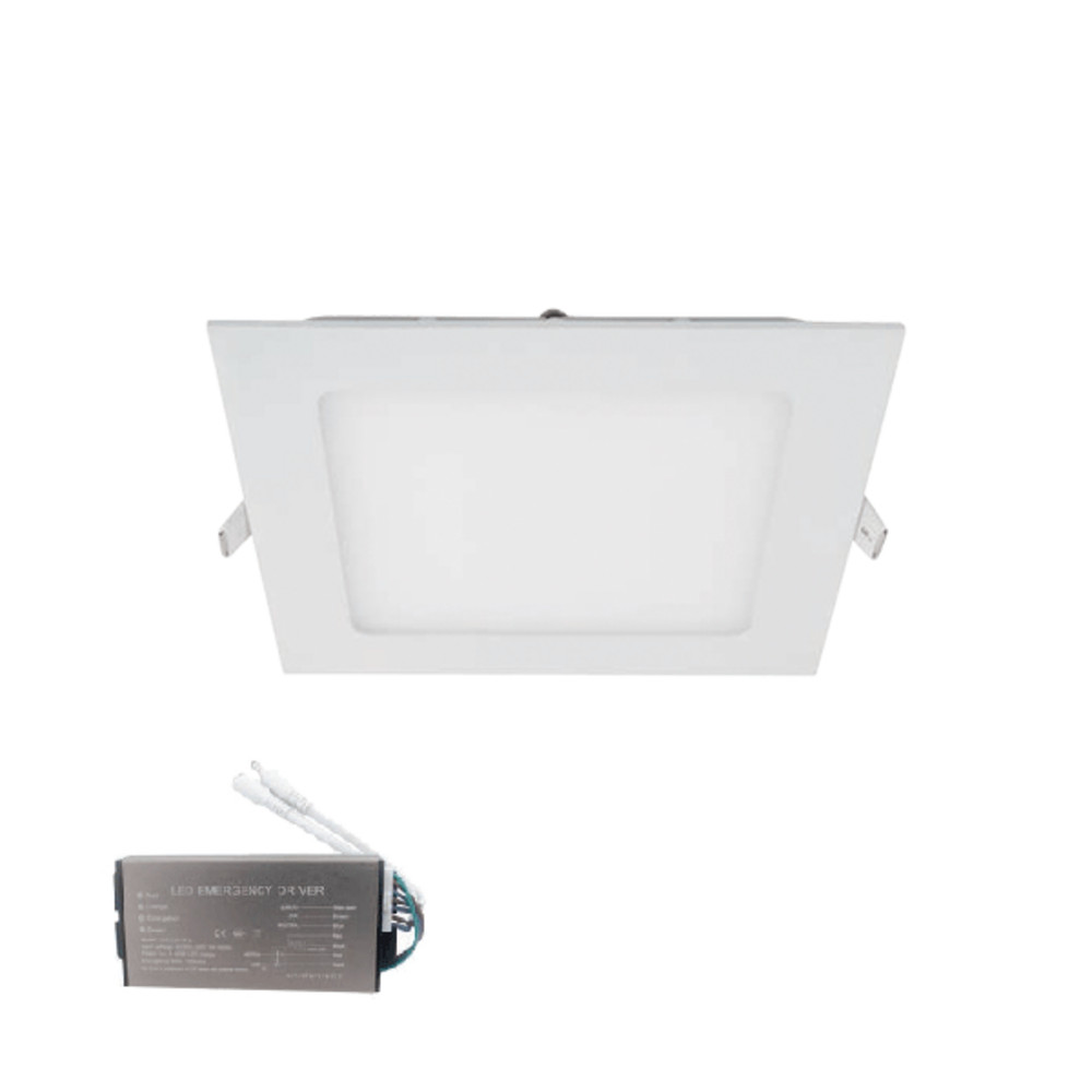 STELLAR LED PANEL SZÖGLETES 12W 2700K SÜLLYESZTETT SZERELÉSŰ +SÜRGŐSSÉGI KÉSZLETTEL