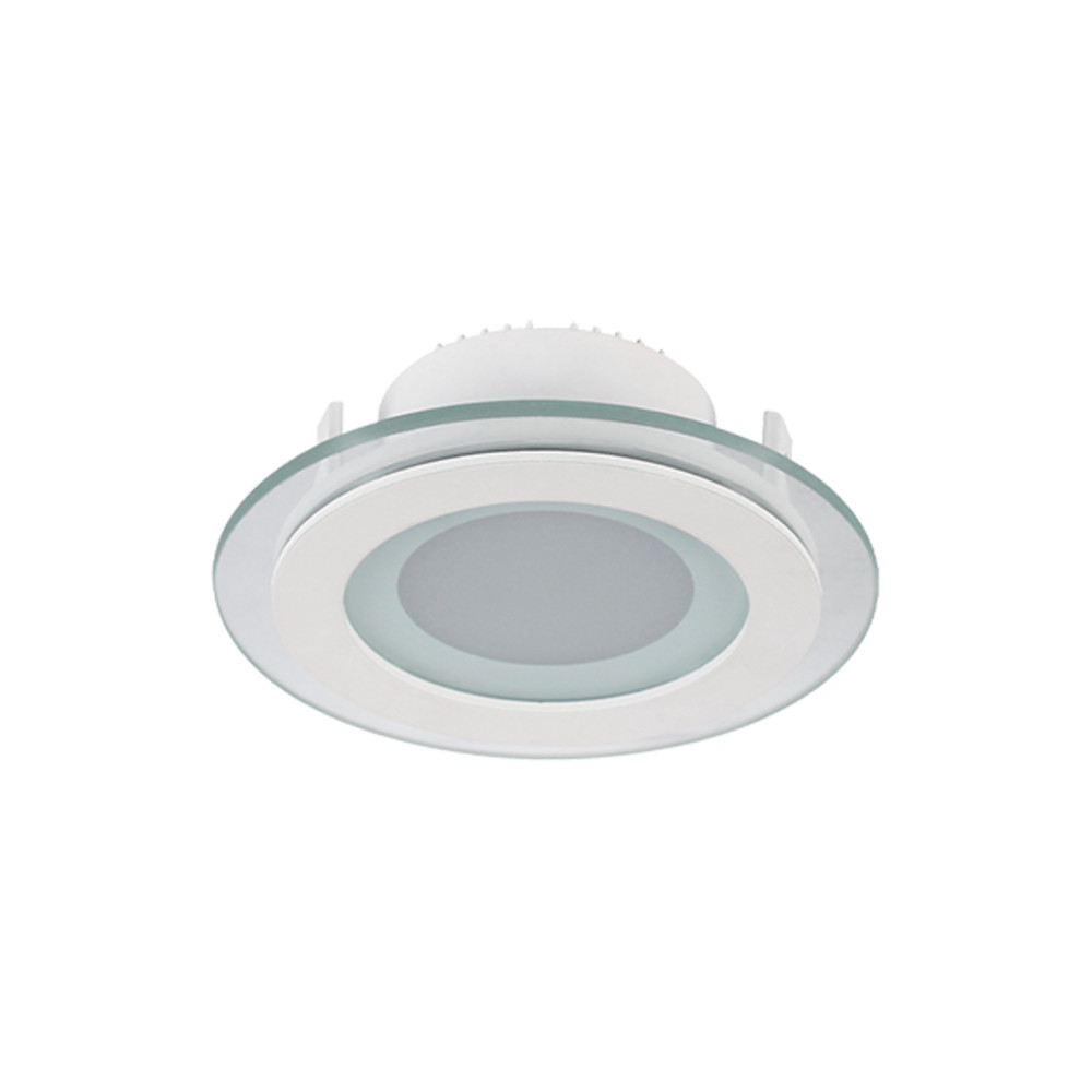LED PANEL ÜVEG KEREK 6W 4000K