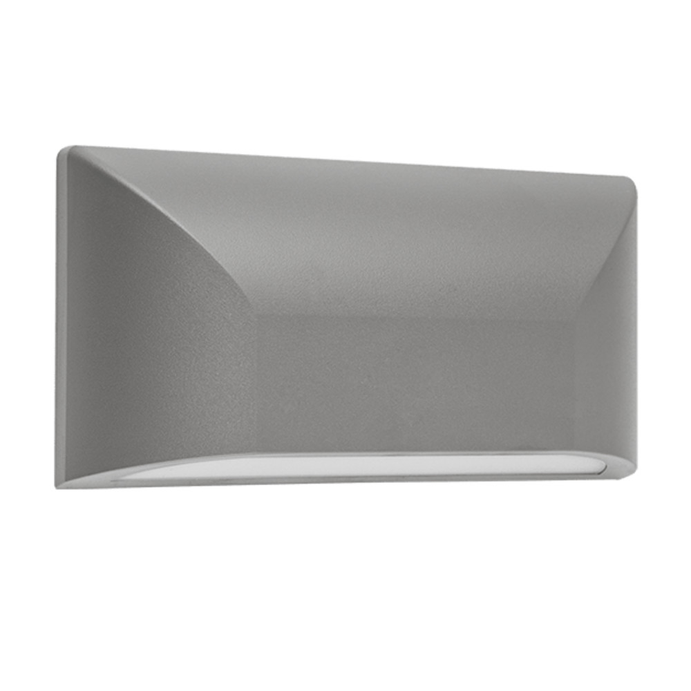 GRF05 LED KÜLTÉRI HOMLOKZATI LÁMPA 6W 4000K IP65 SÖTÉT SZÜRKE