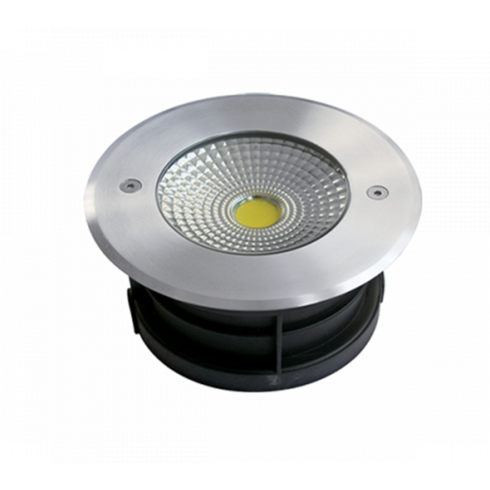 LED lámpatest , taposólámpa , kerek , 20W , hideg fehér , 5500K , IP67