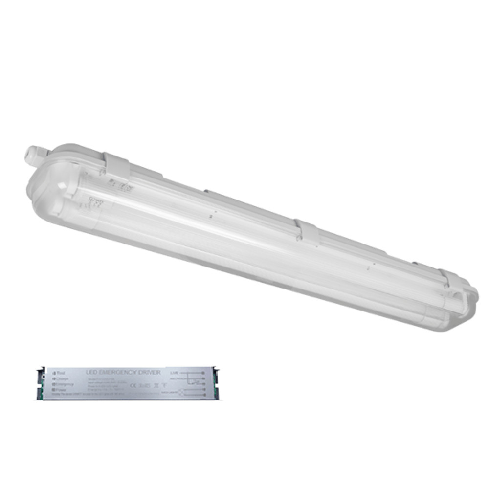 BELLA LÁMPATEST LED FÉNYCSŐVEL 1200mm 2X18W 6200K-6500K IP65