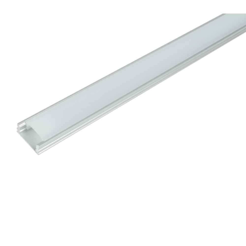 ELM718/1 ALUMINIUM PROFIL LED SZALAGHOZ, MATT TAKARÓPROFIL, FELÜLETRE SZERELHETŐ 1 M