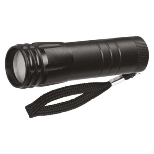 EMOS COB LED zseblámpa 3W 120 lm 3xAAA, fekete, IP43, P4704