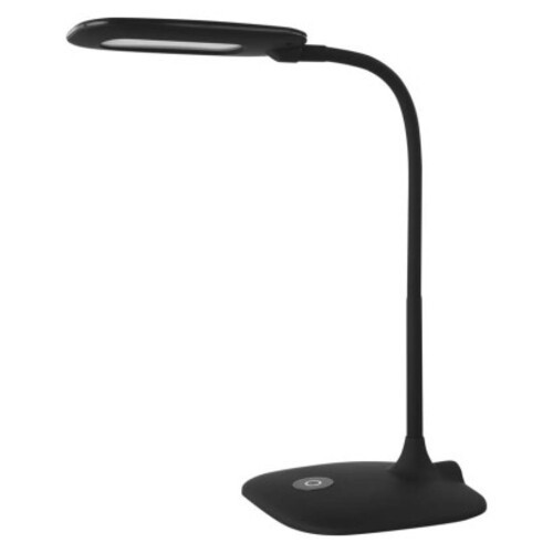 EMOS Stella LED asztali lámpa, fekete, 4000K, 400, 100–240V, CRI>80, dimmelhető, Természetes fehér, IP20, Z7602B