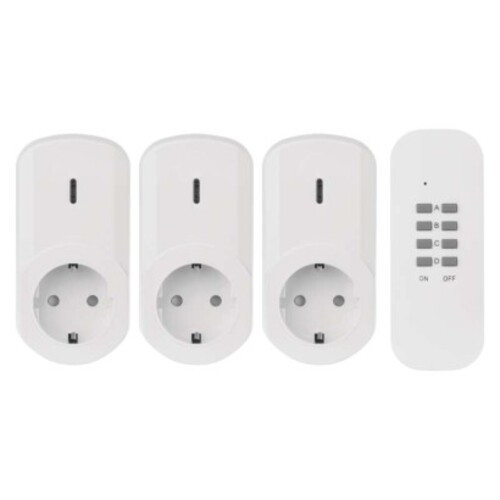 EMOS Távírányítású aljzat IP20 SCHUKO, fehér, P0069