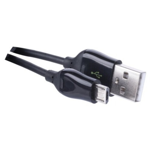 Töltő- és adatkábel USB-A 2.0, micro USB-B 2.0, Quick Charge, 1 m, fekete, EMOS, SM7004B