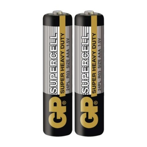 GP Supercell elem AAA 2db/fólia, 1,5V, B1110