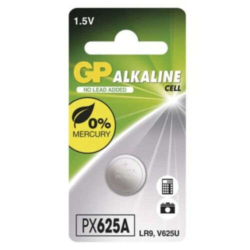 GP Alkáli gombelem 625A 1db/bliszter, 1,5V, B1325