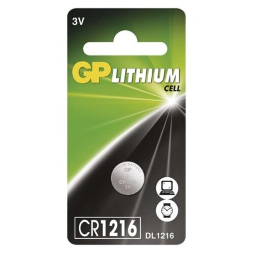 GP Lítium gombelem CR1216 1db/bliszter, 3V, B15651