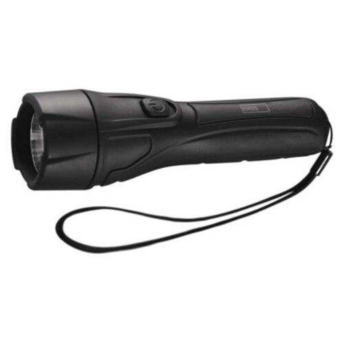 EMOS LED műanyag zseblámpa 55 lm 2xAA, fekete, P3210