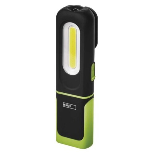 EMOS AKKUMULÁTOROS LED LÁMPA P4537, 330 lm, 1200mAh, zöld, fekete, IP43, P4537