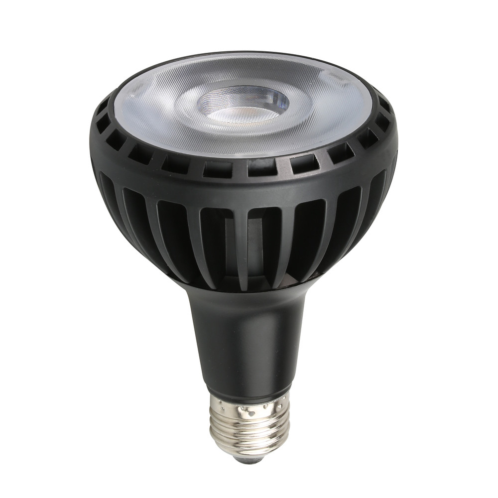 LED izzó par30 E27, 25W, 6000K, hideg fehér, 2400 lm, fekete, Optonica, 1528