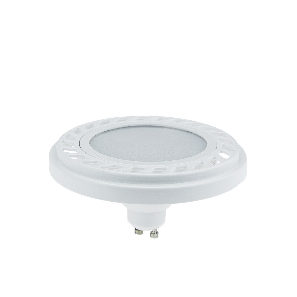 LED izzó ar111 GU10, 9W, 2700K, meleg fehér, 820 lm, fehér, Optonica, 1532