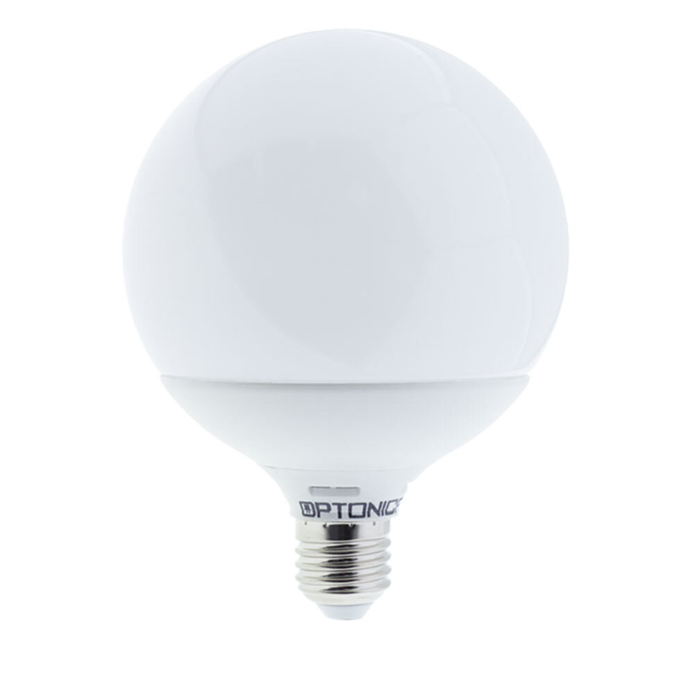 LED izzó g120 E27, 18W, 2700K, meleg fehér, 1820 lm, fehér, Optonica, 1886