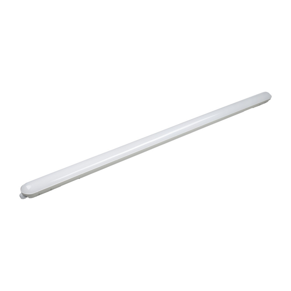 LED vízálló lámpatest IP65 érzékelővel, 55W, 6000K, hideg fehér, 5500 lm, Optonica, 6707