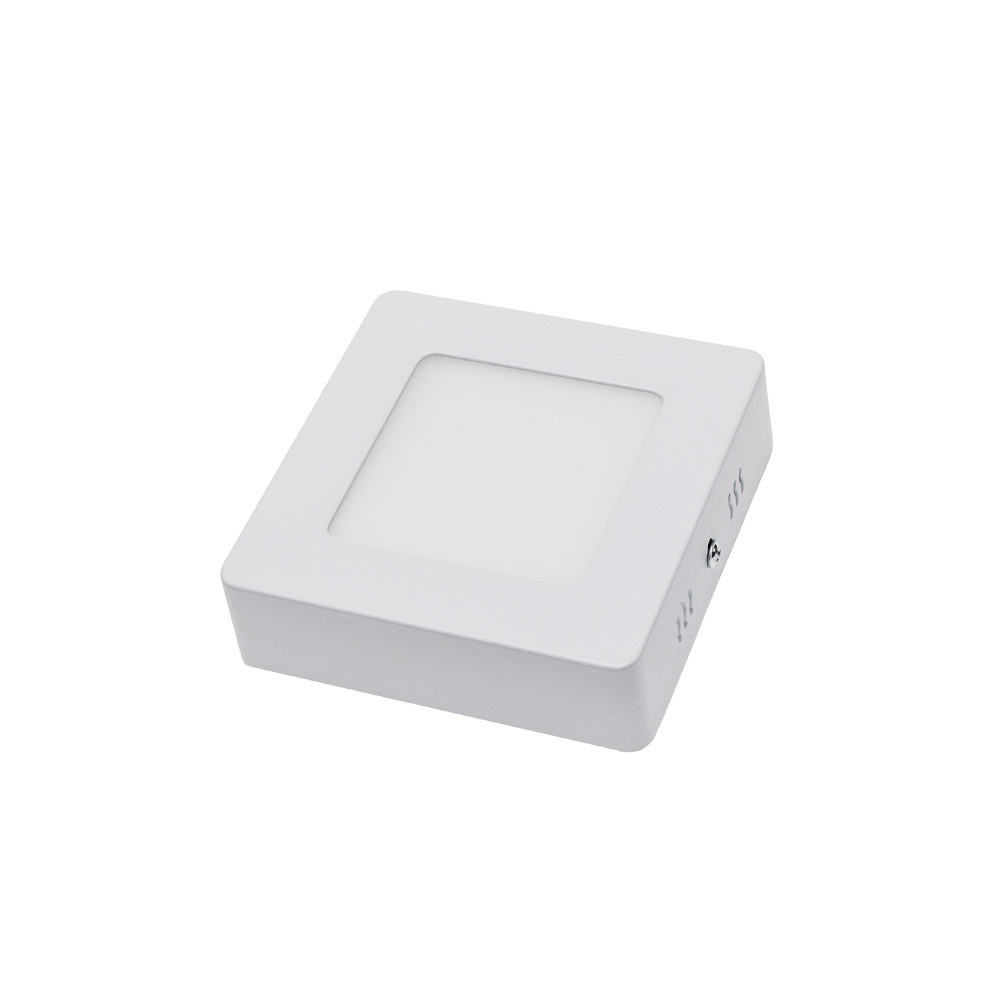 LED felületre szerelhető panel, négyzet alakú, 6W, 4500K, természetes fehér, 480 lm, Optonica, 2251