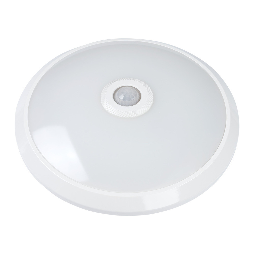 LED mennyezeti lámpa 120° pir érzékelővel, 18W, 6000K, hideg fehér, 1260 lm, fehér, Optonica, 2804