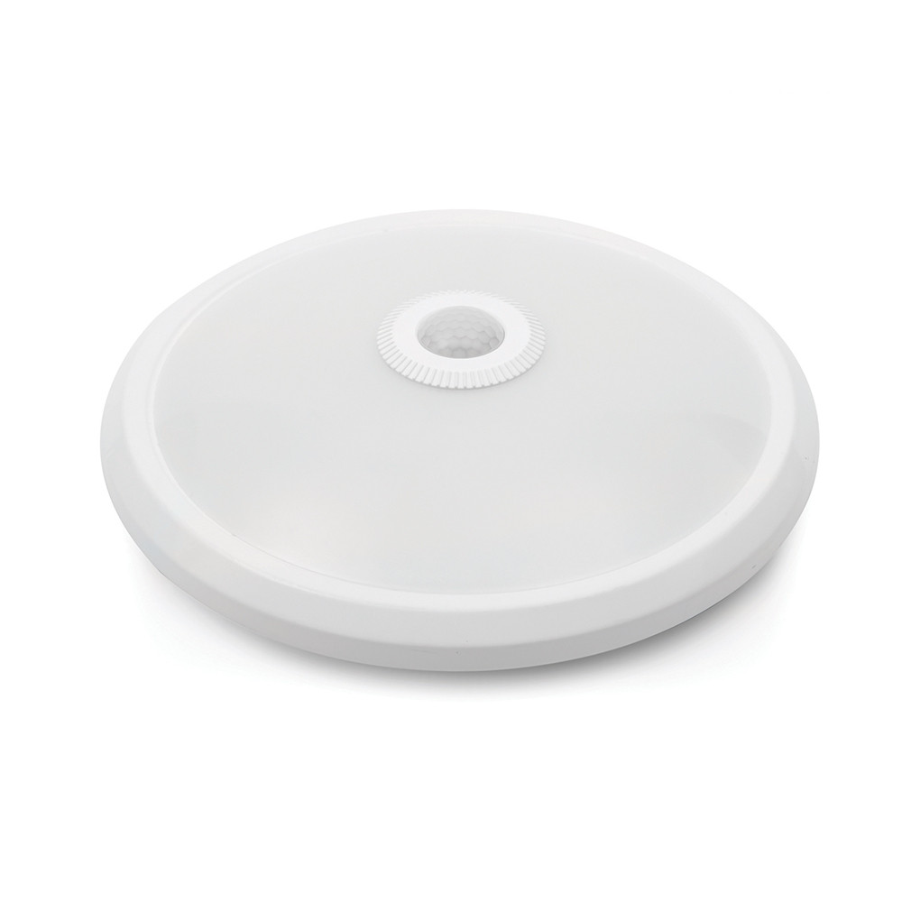 LED mennyezeti lámpa 120° pir érzékelővel, 18W, 4500K, természetes fehér, 1260 lm, fehér, Optonica, 2805