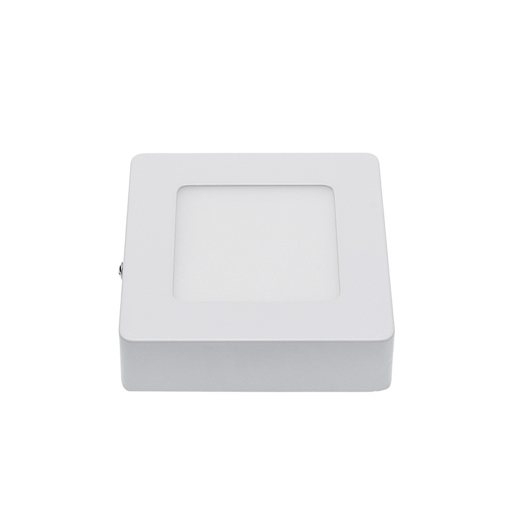 LED felületi panel négyzet alakú epistar chip 5 év garancia, 6W, 6000K, hideg fehér, 420 lm, Optonica, 2523