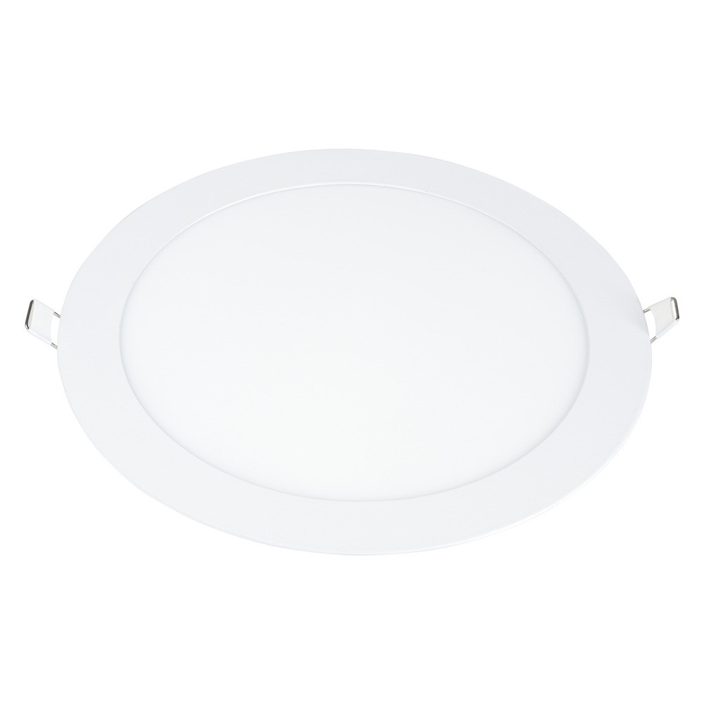 LED mini panel kerek, valódi színű vonal, 18W, 2700K, meleg fehér, 1500 lm, fehér, Optonica, 2610
