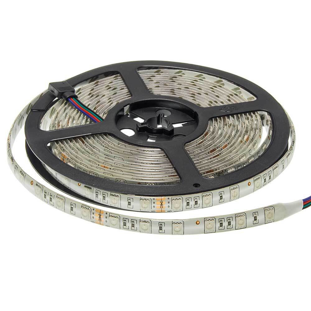 LED szalag 5050 RGB 24v vízálló professzionális kiadás, 14,4W, dimmelhető, 1000 lm, IP54, Optonica, 4862