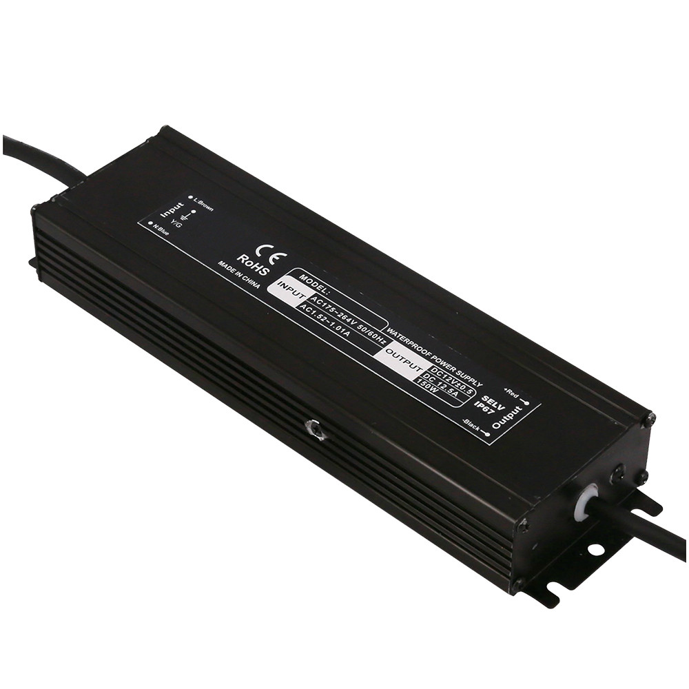 LED vízálló tápegység IP67 24v, 100W, fekete, Optonica, 6262