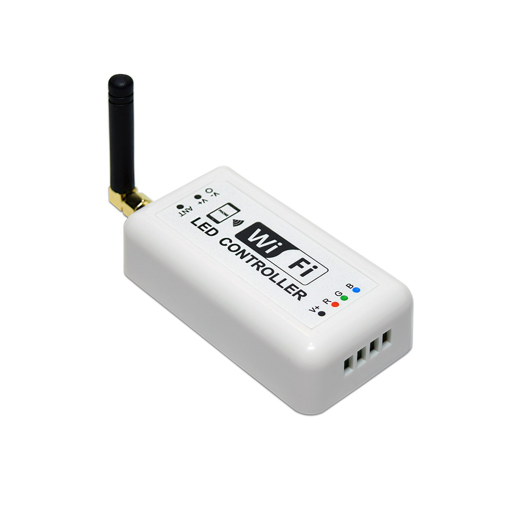 LED RGBwi-fi vezérlő, dimmelhető, fehér, Optonica, 6310
