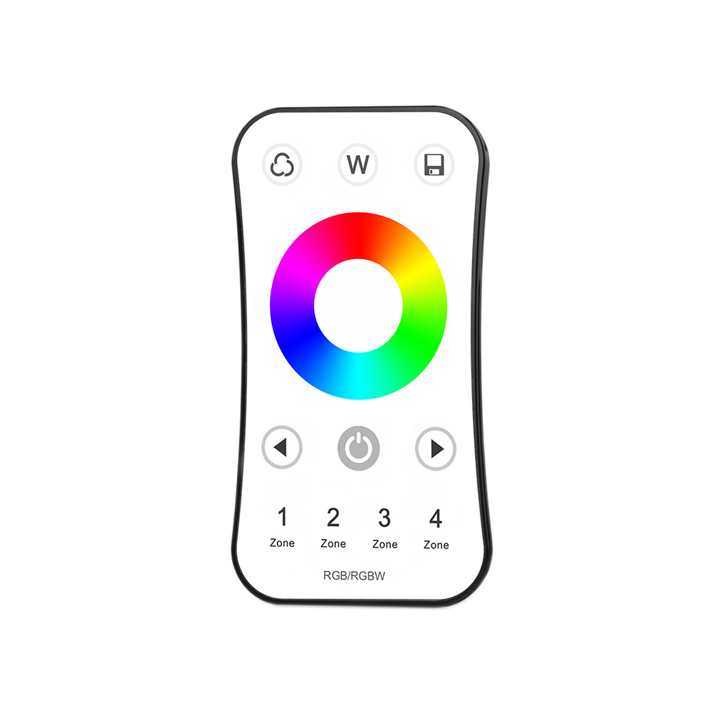 LED RGB/RGBW távirányítós érzékelő 4 zónás rf 2.4g r8, dimmelhető, fehér, Optonica, 6344