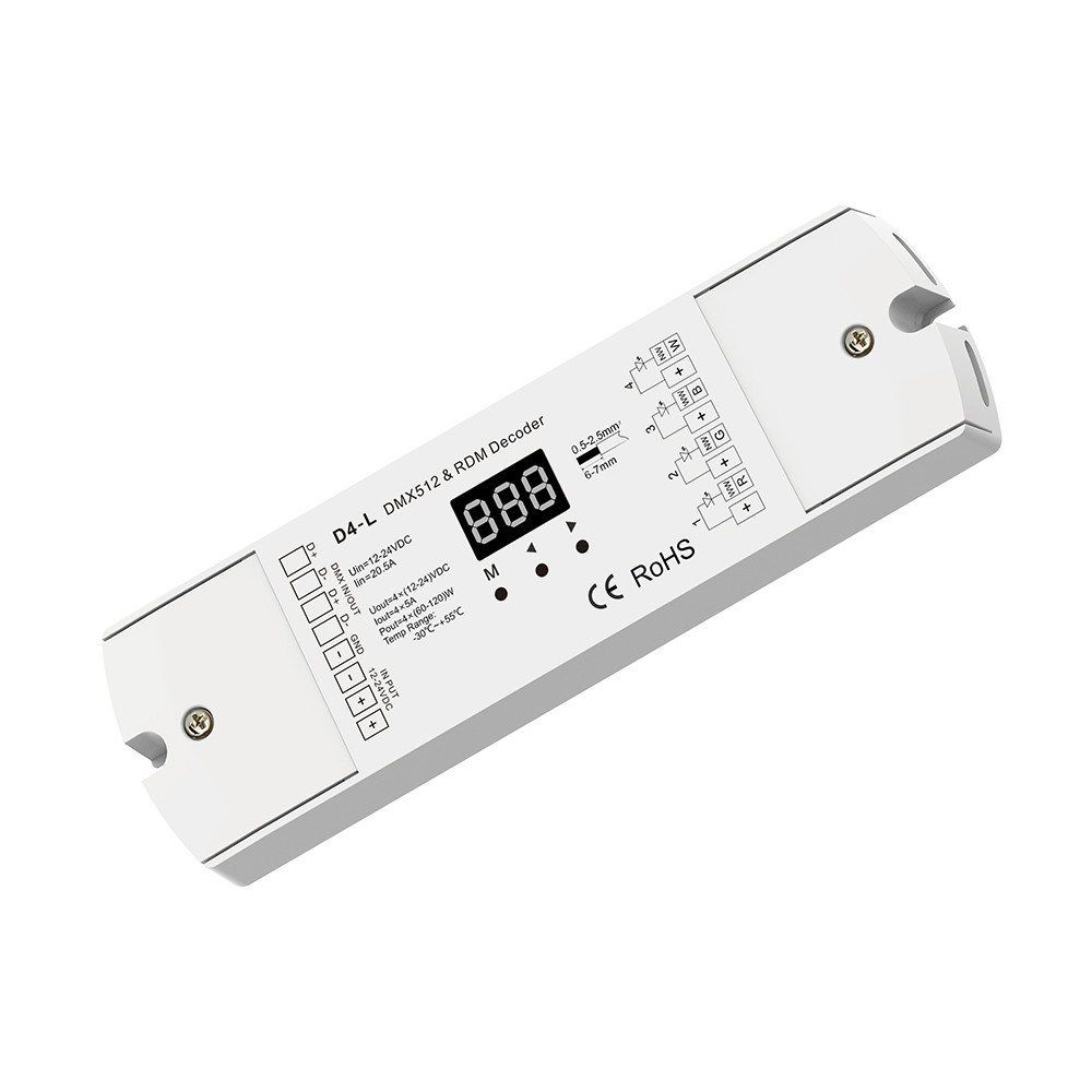 Dmx512 dekóder, fehér, Optonica, 6364