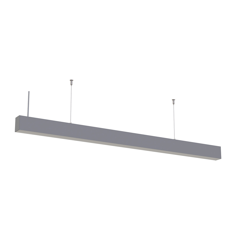 LED lineáris függesztett lámpa, összekapcsolható, 5 év garancia, 40W, 4000K, természetes fehér, 5200 lm, ezüst, Optonica, 5381