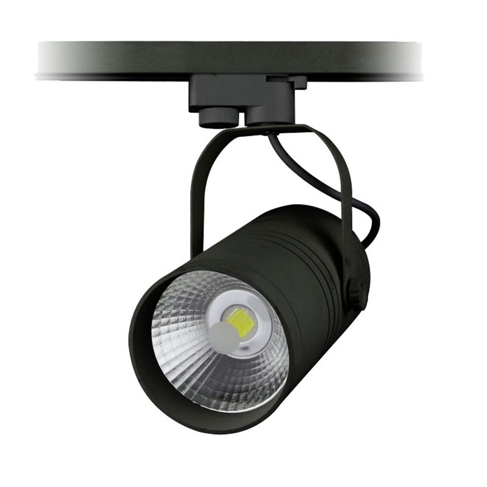 LED belső sínvilágítás fekete cob, 25W, 6000K, hideg fehér, 2000 lm, Optonica, 5129