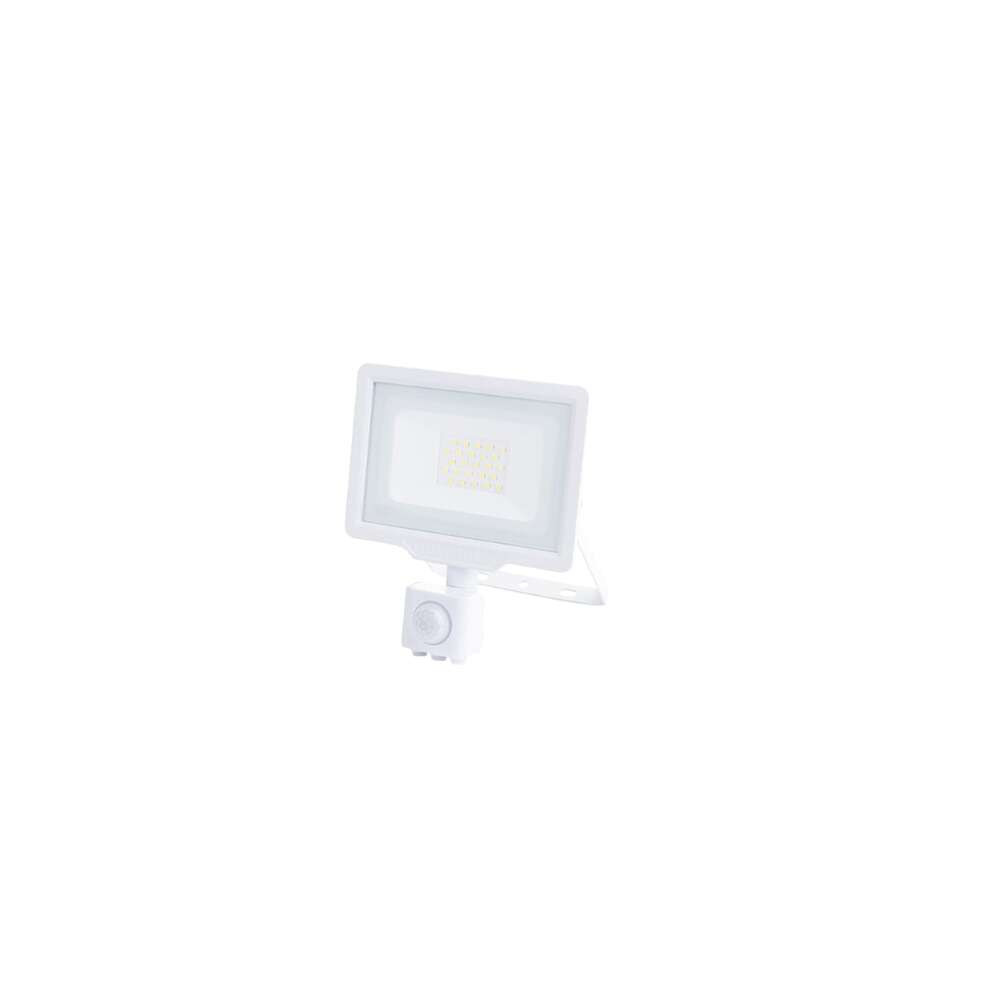 LED smd reflektor fehér city line pir érzékelővel, 30W, 2700K, meleg fehér, 2400 lm, IP65, Optonica, 5938