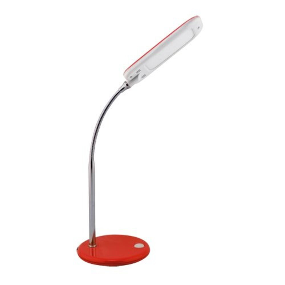 LED lámpatest , asztali , 6 Watt , természetes fehér , piros