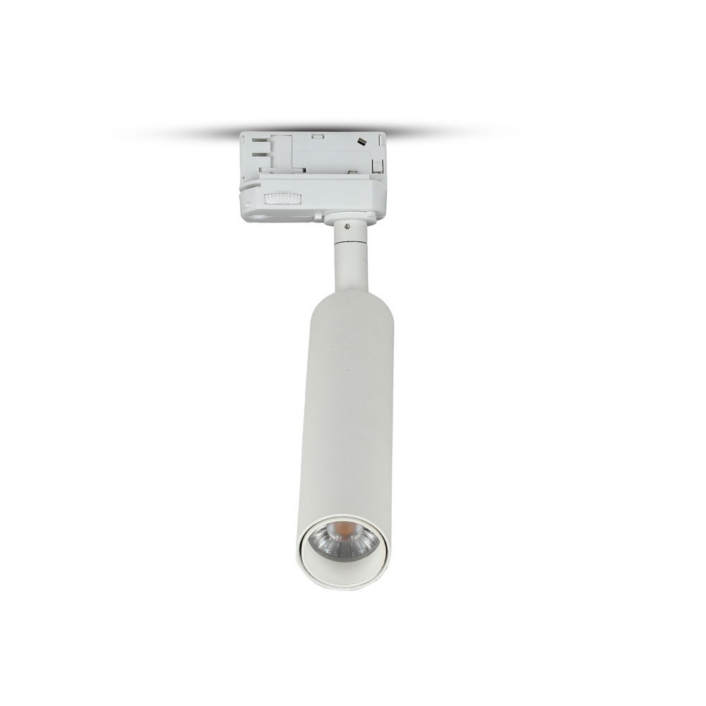 LED sínes PRO Slim spotlámpa, 7w, 3000K, meleg fehér, 490lm, 24°, fehér, CRI>90, V-TAC, 350