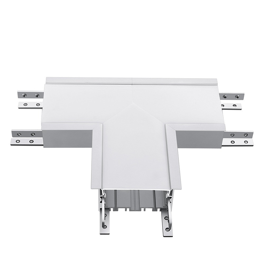 Lineáris LED lámpatest tartozék - T alakú csatlakozó, 14w, 4000K, természetes fehér, 1400lm, 120°, fehér, CRI>80, V-TAC, 398