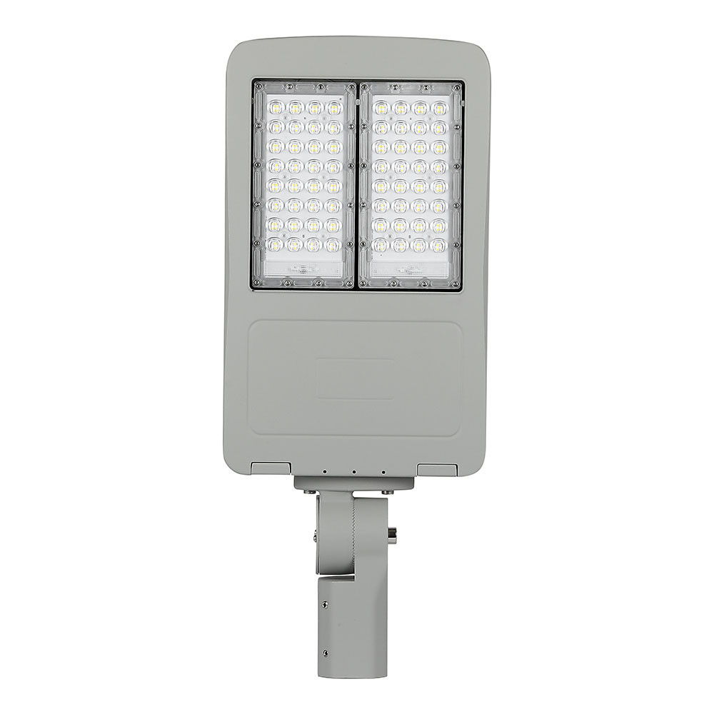 LED utcai lámpa, 120w, 5700K, hideg fehér, 16800lm, 153x70°, szürke, CRI>70, dimmelhető, IP65, V-TAC, 886