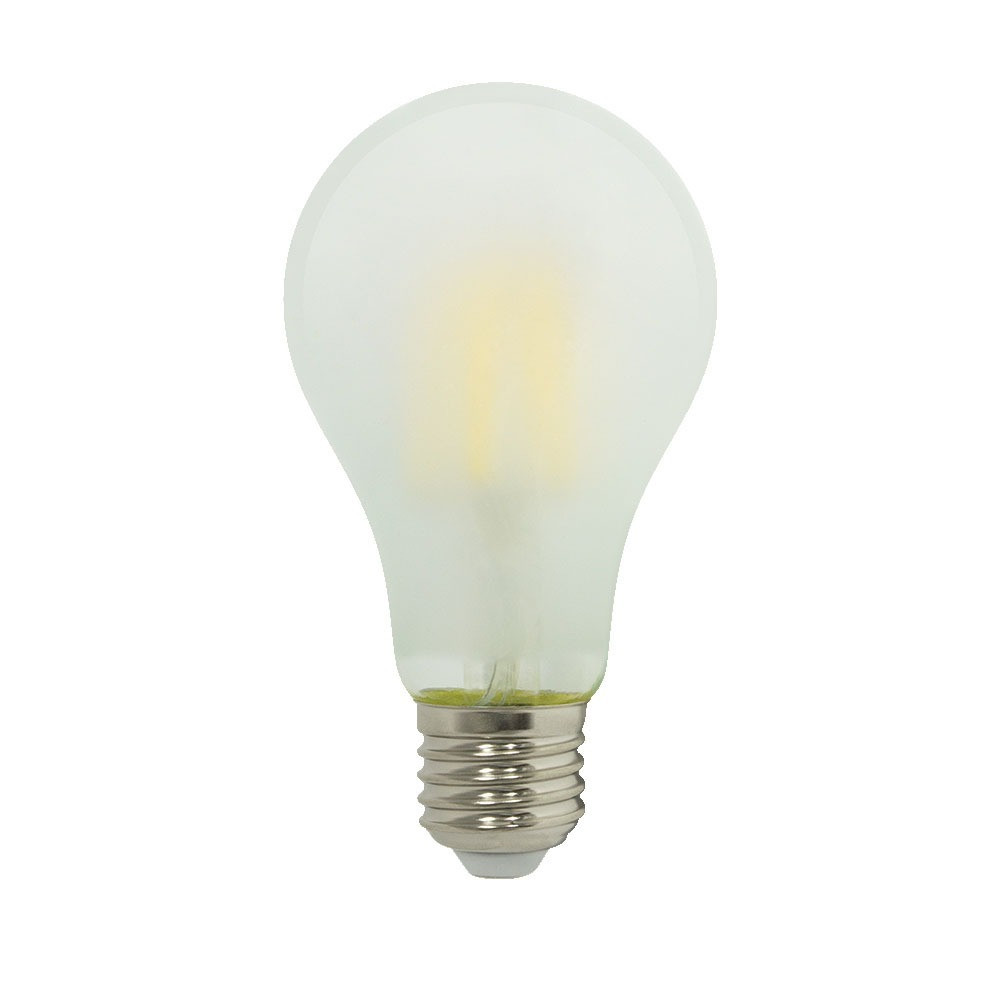 LED izzó opál, 6w, 2700K, meleg fehér, 660lm, E27, 300°, fehér, CRI>80, V-TAC, 44801