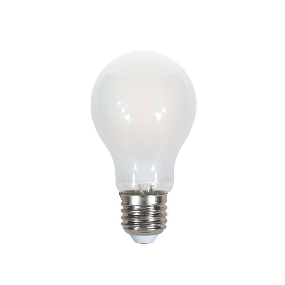 LED izzó opál, 7w, 2700K, meleg fehér, 840lm, E27, 300°, fehér, CRI>80, V-TAC, 71811