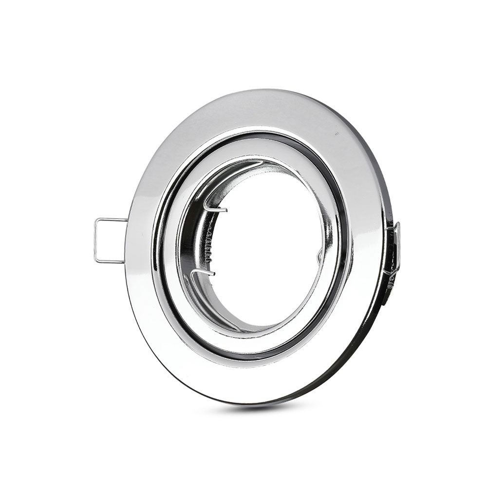 LED spotlámpa keret kerek, GU10, rozsdamentes acél, V-TAC, 3471