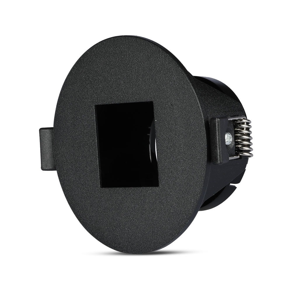 LED spotlámpa keret négyzet alakú, GU10, fekete, V-TAC, 8598