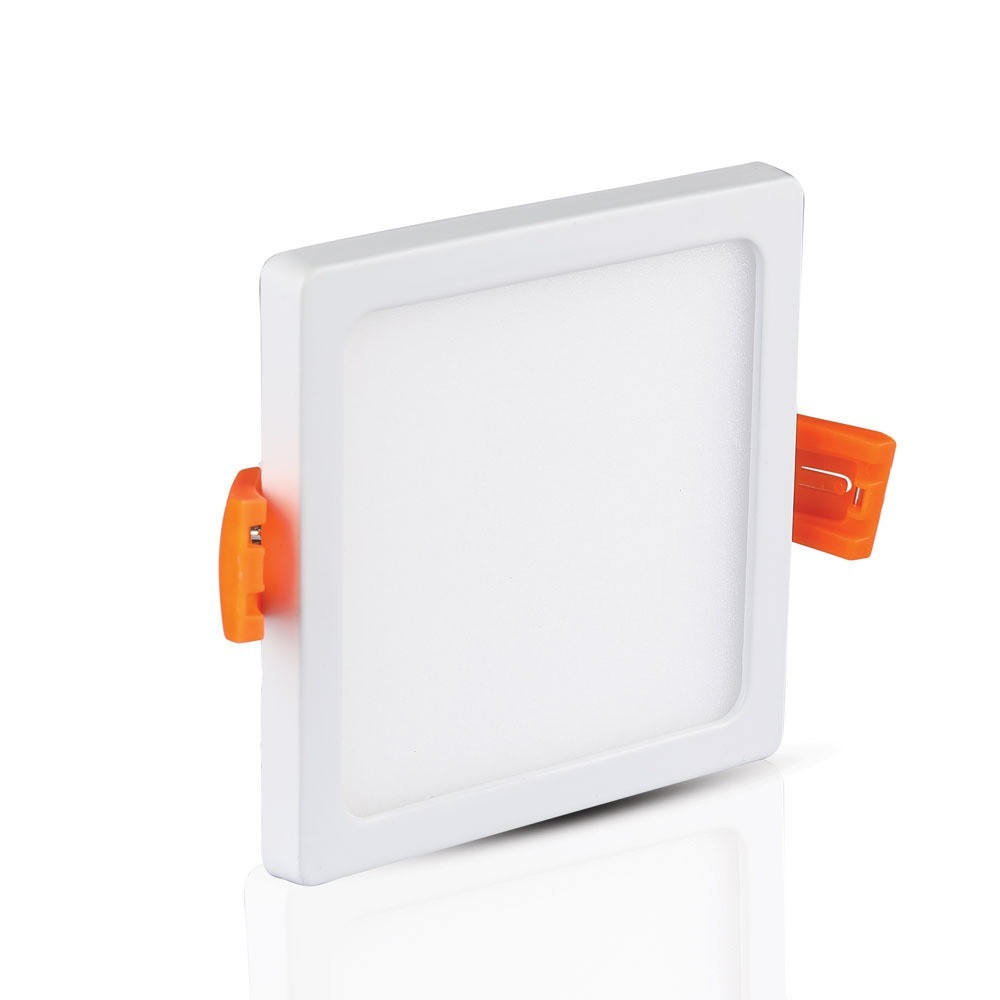 LED mini panel négyzet alakú, süllyesztett, 22w, 6400K, hideg fehér, 2200lm, 120°, fehér, CRI>80, V-TAC, 4798
