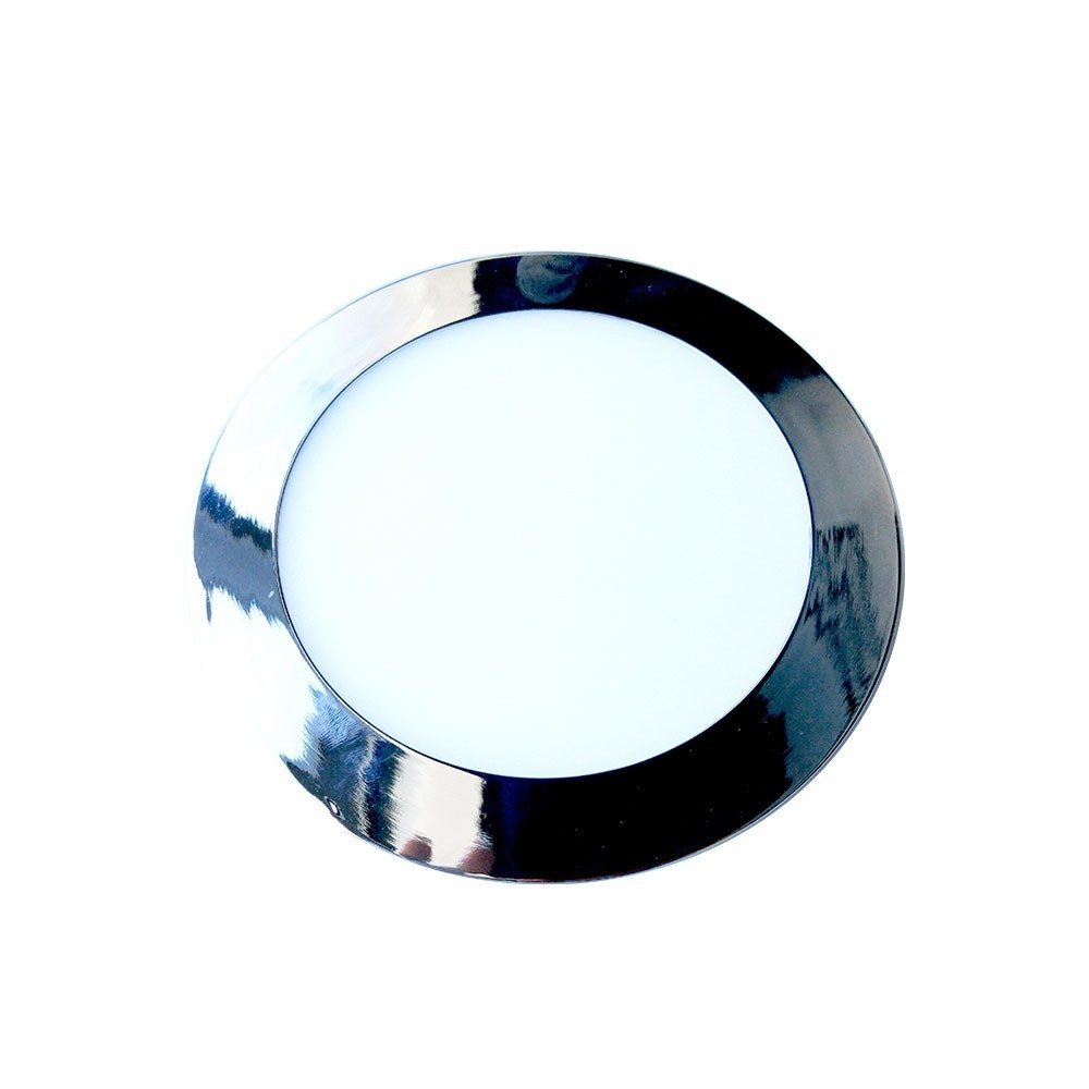 LED mini panel vékony, süllyesztett, 24w, 4000K, természetes fehér, 2000lm, 120°, króm, CRI>80, V-TAC, 6353